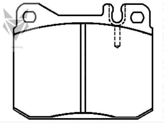Auto Brake Pads MERCEDES BENZ Coupe Kombi Estate SL Coupe Saloon 0004206320