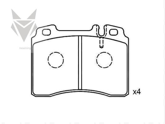 Auto Brake Pads MERCEDES BENZ 190 E-Class Estate Cabriolet C-Class Coupe Saloon 001 420 98 20