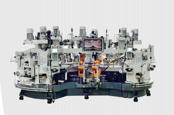Cut Off Valve Processing Machine , Four Direction One Time Valve Making Machine