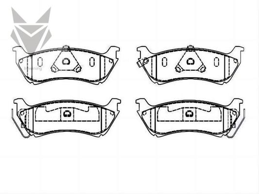 Auto Brake Pads MERCEDES BENZ M-Class W163 163 420 04 20 Car Brakes Accessories