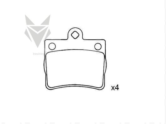 Auto Brake Pads MERCEDES BENZ C-Class W202 W203 002 420 51 20 Car Accessories